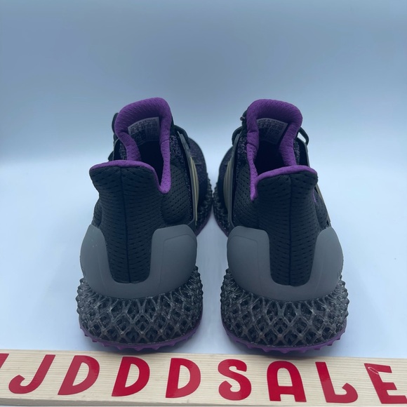 Adidas Ultra 4D Running Shoes HQ0949 Black Panther Marvel Men’s Sz 8.5 NWT RARE - Picture 5 of 11